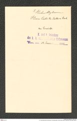 k.k. naturhistorisches Hofmuseum, Intendanzakten 1885-1896 (Hauer), Aktenzahl Z.434/1892, Seite 4